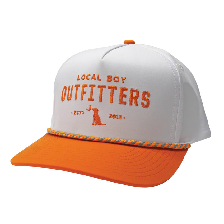 Collegiate HC Rope Hat - White / Big Orange