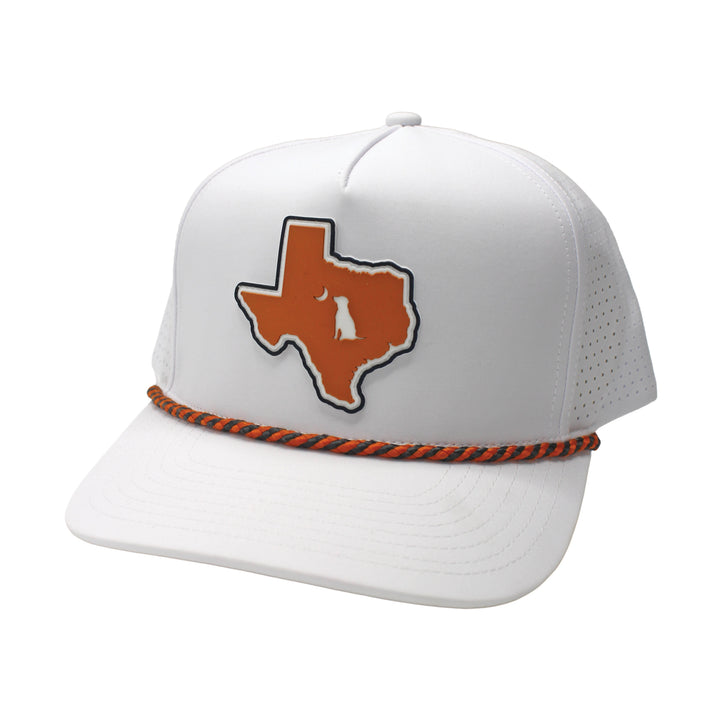 Collegiate Perf Rope Hat - Burnt Orange / Charcoal
