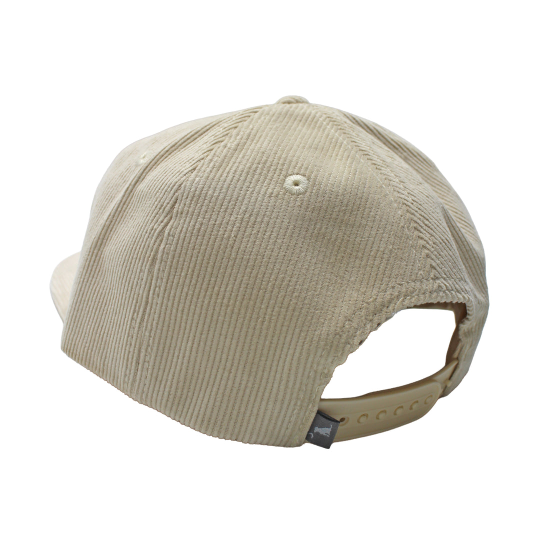 LG Corduroy Hat - Cream, back