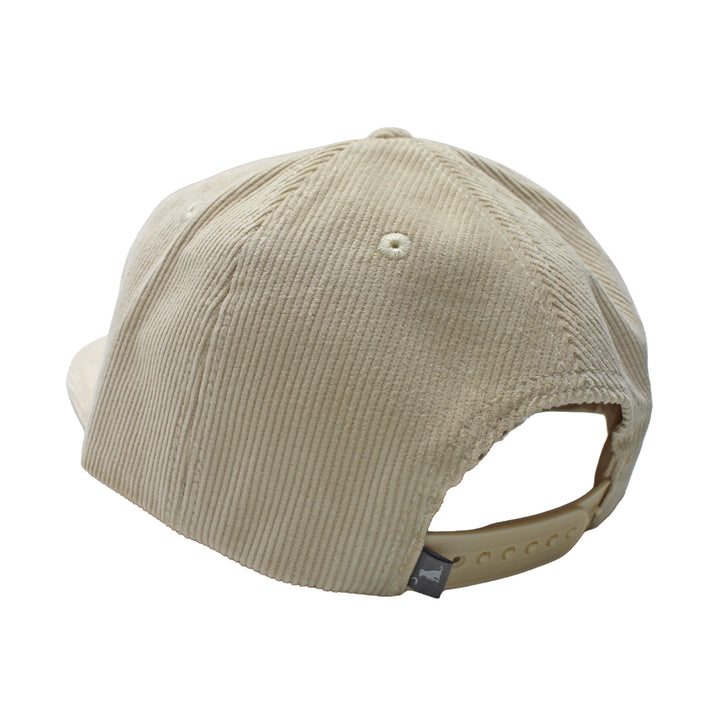 LG Corduroy Hat - Cream, back
