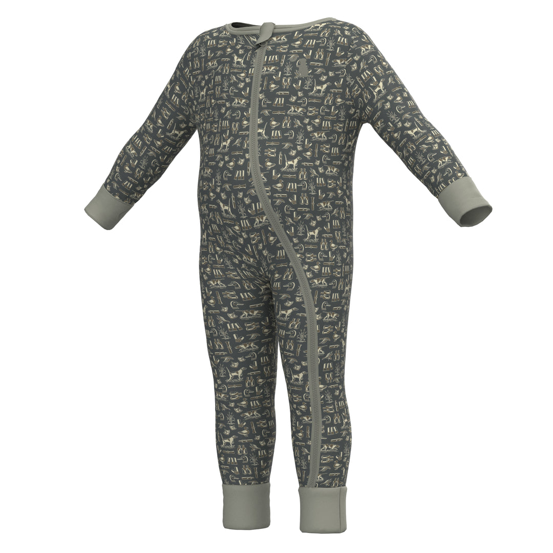 Baby Bodysuit - Brown, front
