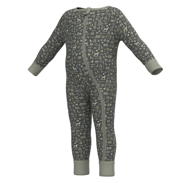 Baby Bodysuit - Brown, front