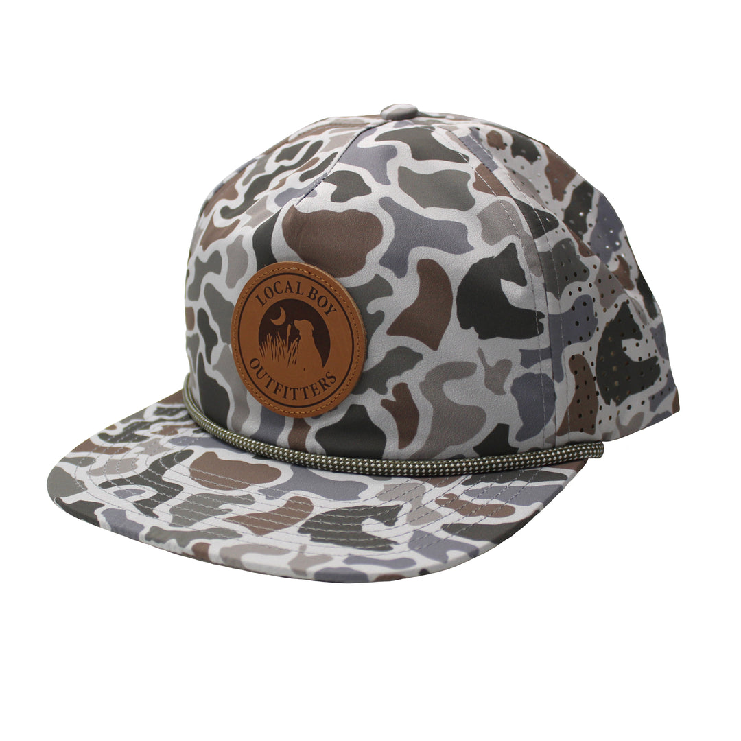 Leather Patch Perf LP Rope Hat - Localflage