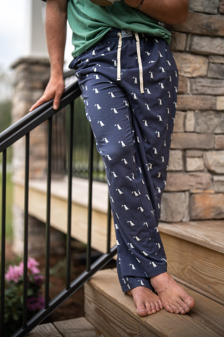 Pajama Pants - Navy Dog & Moon
