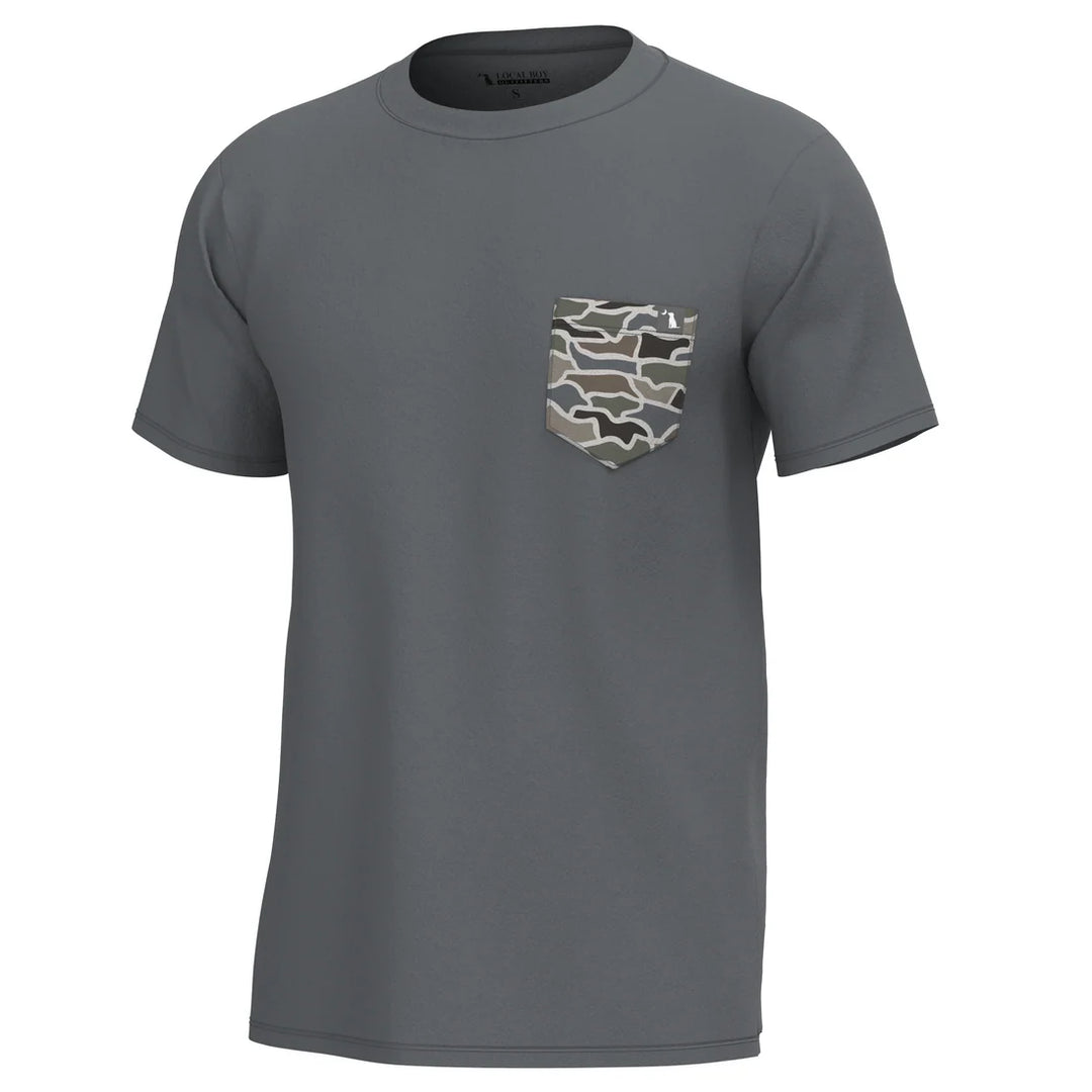 Heather Blend Crew - Saltwater Camo