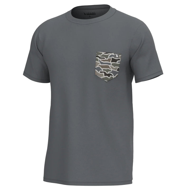 Heather Blend Crew - Saltwater Camo