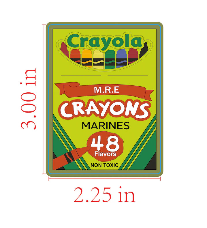 MRE Crayons STICKER