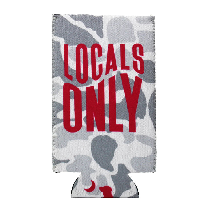 LG Stacked Script Slim Koozie