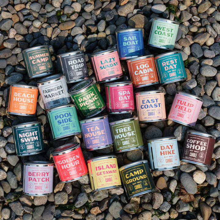 Good & Well Supply Co. - Campground Soy Candle - Happy Place Collection