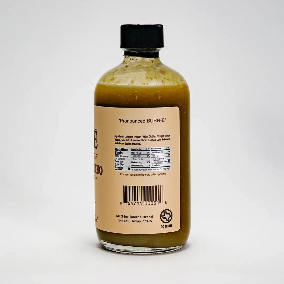 Boerne Brand Texas Style Hot Sauce - Original Jalapeno