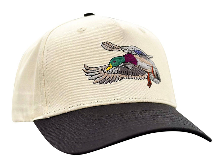 Embry Outdoors - Cream/Black Mallard Trucker