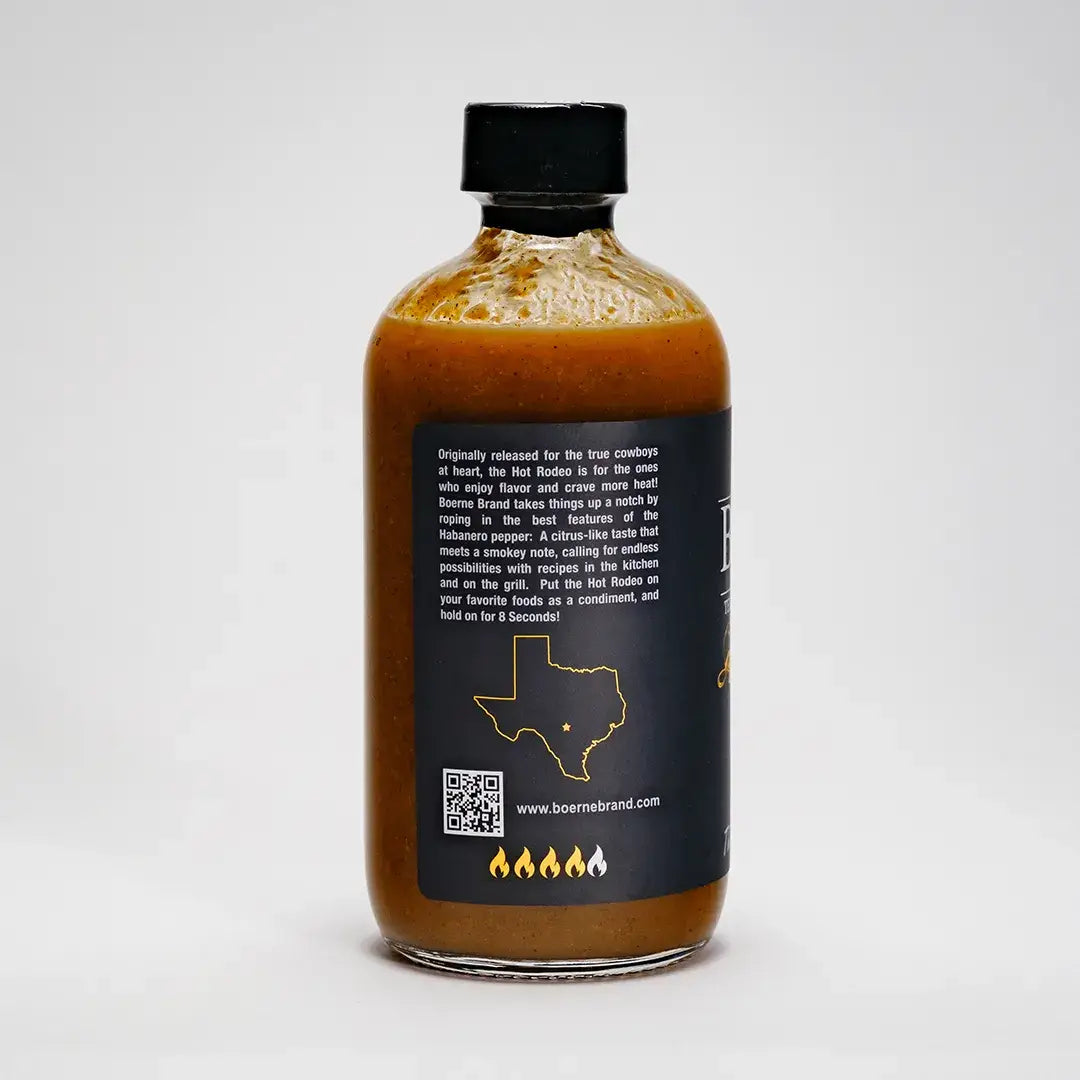 Boerne Brand Texas Style Hot Sauce - Habanero Rodeo