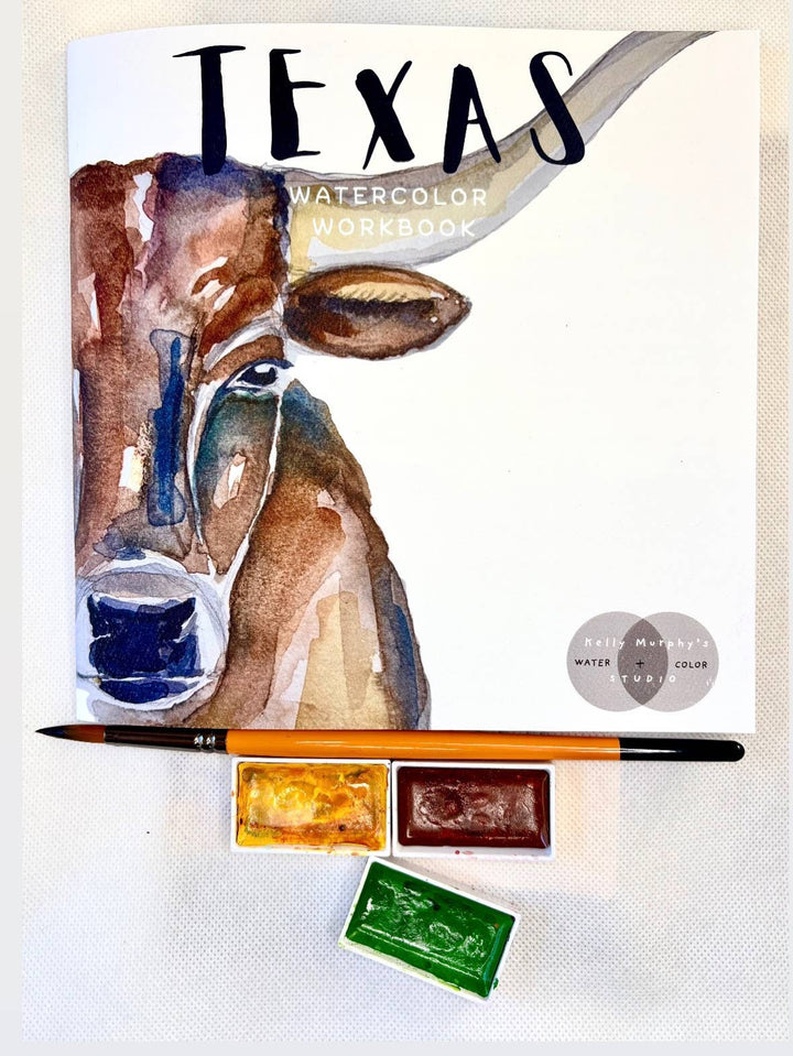 Kelly Murphy's Water and Color Studio - Texas Watercolor Workbook 