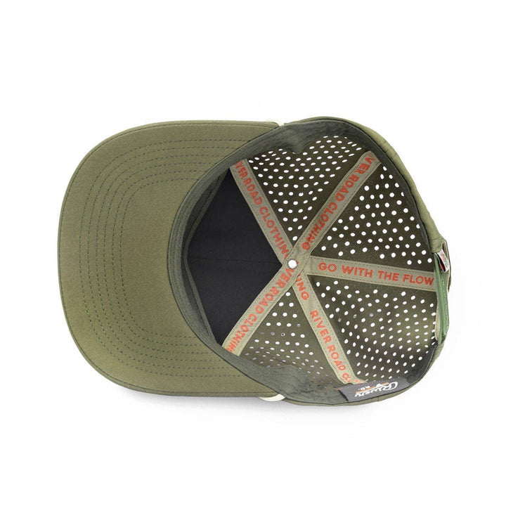 River Road Clothing Company - Texas Fly Snapback Hat | Olive