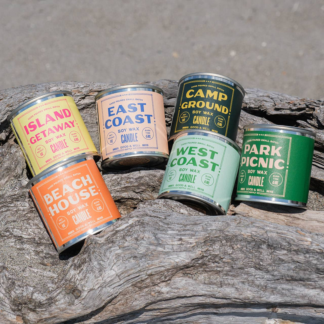 Good & Well Supply Co. - Campground Soy Candle - Happy Place Collection