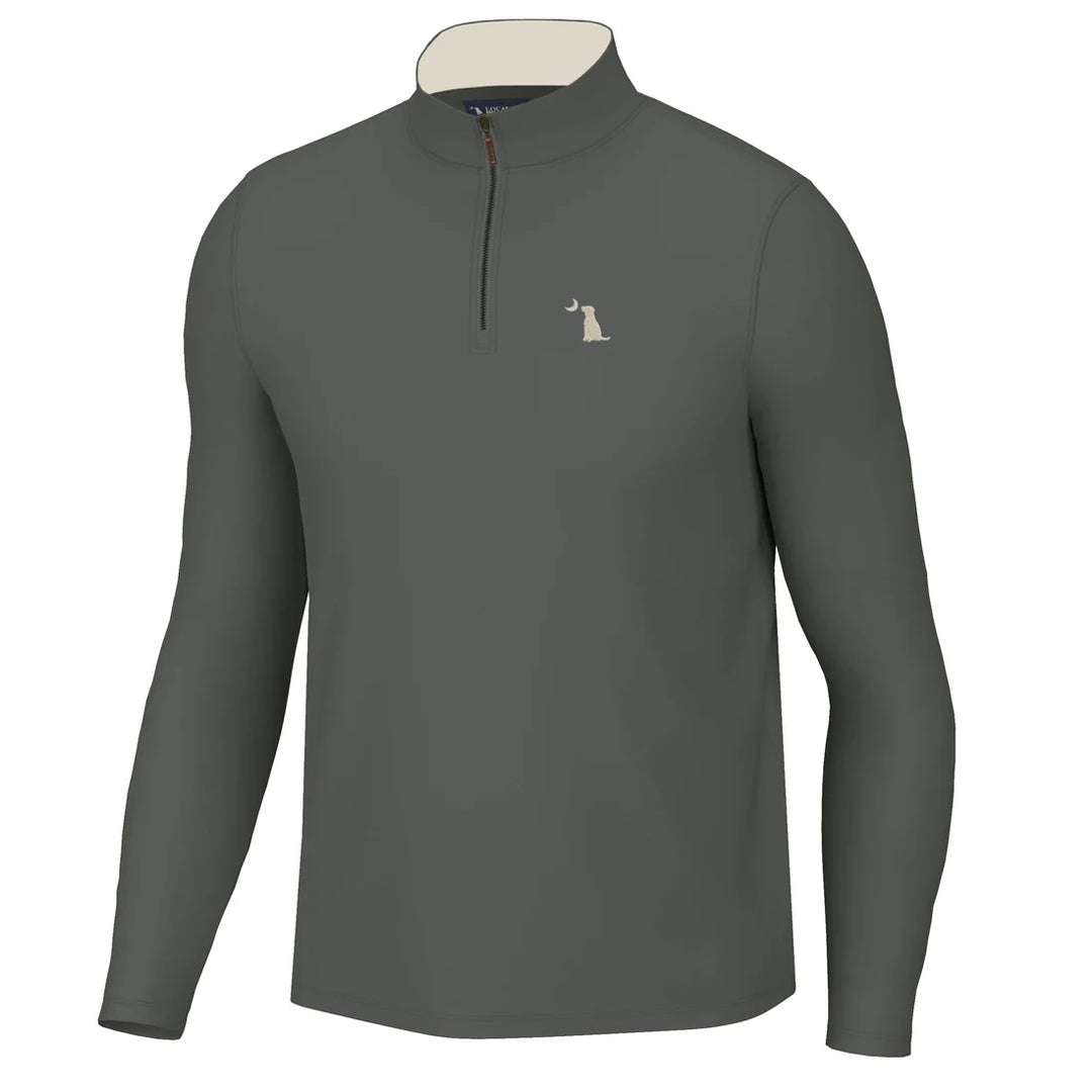 Bentley Quarter Zip -Smoke