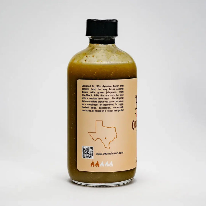 Boerne Brand Texas Style Hot Sauce - Original Jalapeno