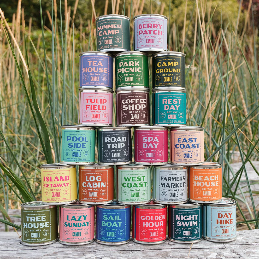 Good & Well Supply Co. - Campground Soy Candle - Happy Place Collection