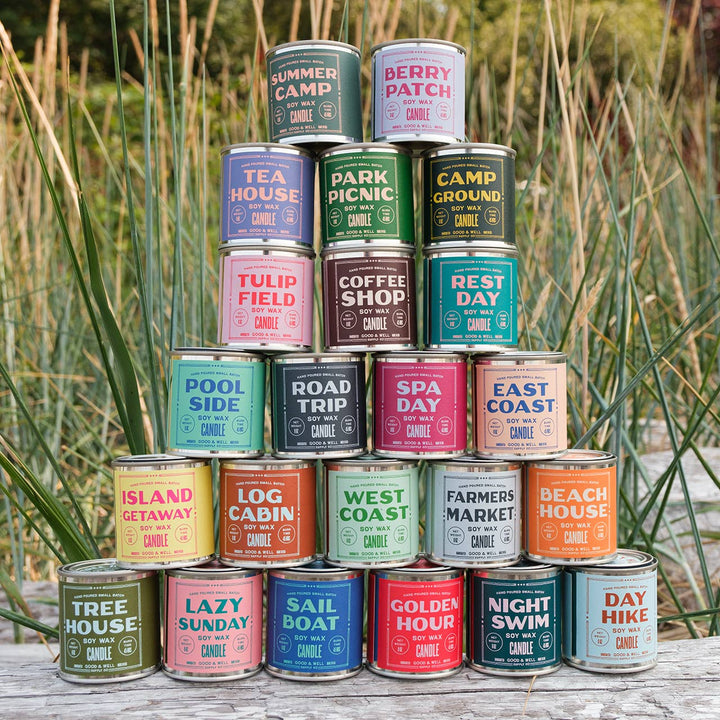 Good & Well Supply Co. - Campground Soy Candle - Happy Place Collection