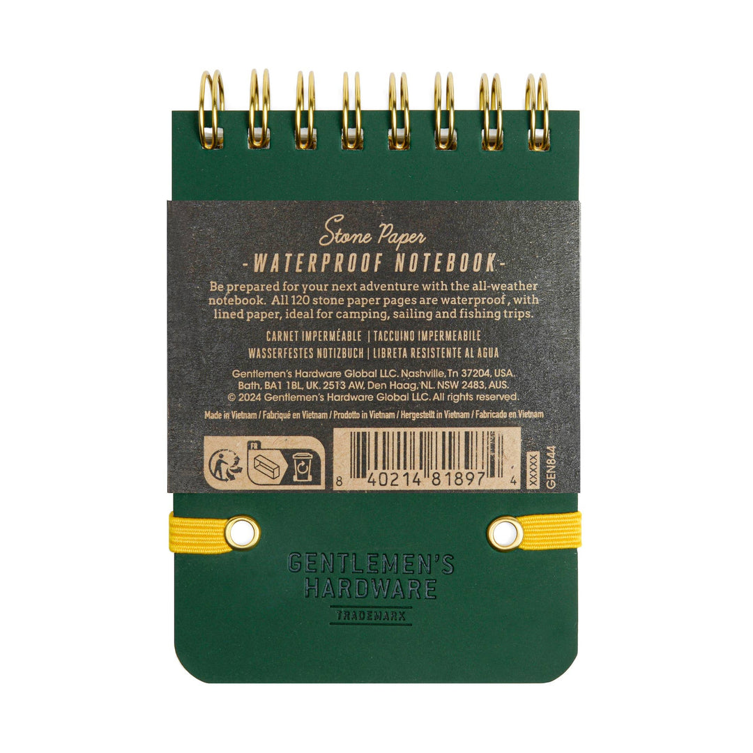 Gentlemen's Hardware - Pocket Waterproof Notebook
