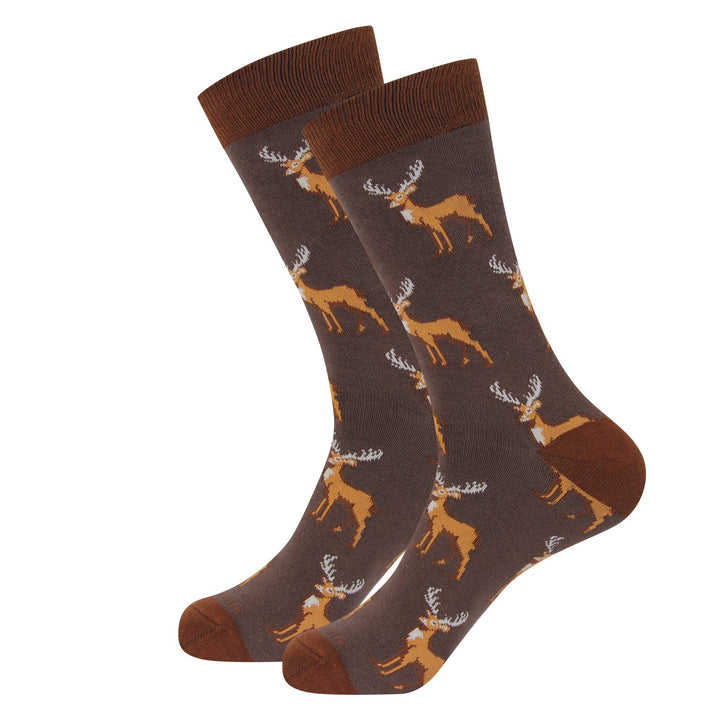 Barrel Down South - Deer Pattern Socks