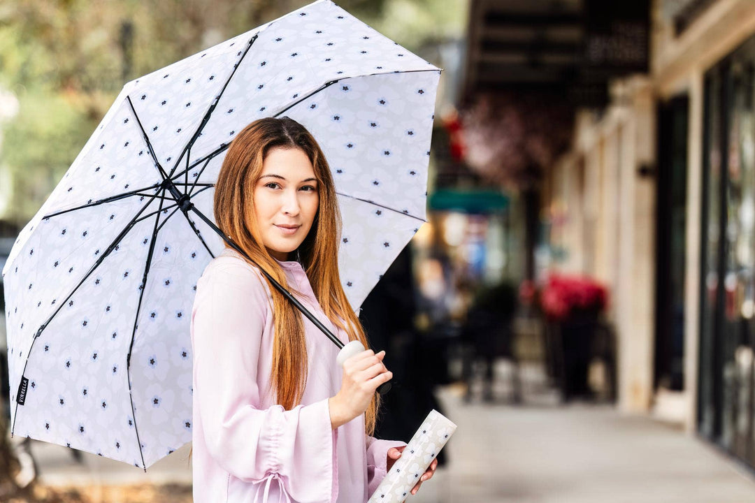 Vinrella - Nikki on Grey Bottle Umbrella