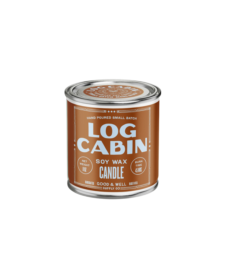 Good & Well Supply Co. - Log Cabin Soy Candle - Happy Place Collection
