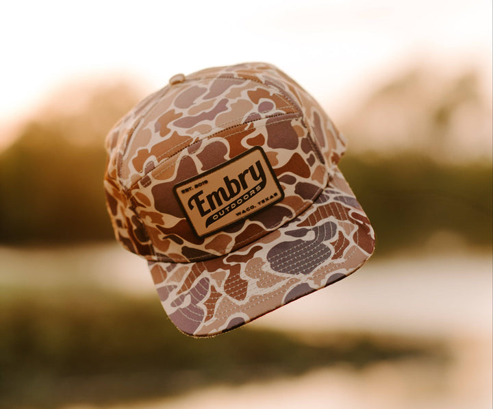 Embry Outdoors - Duck Camo 6 Panel "Retro" Trucker